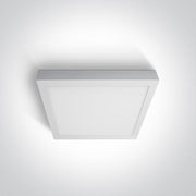 Ceiling Light White Rectangular Cool White LED built in 3600lm 40W Aluminium One Light SKU:62140AE/W/C - Toplightco