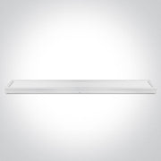 Ceiling Light White Rectangular Cool White LED built in 2700lm 40W Die Cast One Light SKU:62140RF/W/C - Toplightco
