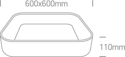 Ceiling Light White Rectangular Warm White LED built in 3000lm 50W Aluminium One Light SKU:62142NA/W/W - Toplightco