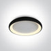 Ceiling Light Black Circular Warm White LED built in 2750lm 50W Metal One Light SKU:62144N/B/W - Toplightco