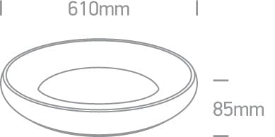 Brushed Brass Ceiling Light Led 50w Warm White Ip20 230v One Light SKU:62144N/BBS/W - Toplightco