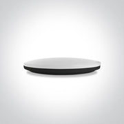 Ceiling Light Black Circular Warm White LED built in 4100lm 55W Iron One Light SKU:62146/B/W - Toplightco