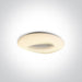 Ceiling Light White Circular Warm White LED built in 1900lm 23W Metal One Light SKU:62148A/W - Toplightco