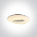 Ceiling Light White Circular Warm White LED built in 3200lm 40W Metal One Light SKU:62148B/W - Toplightco