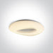 Ceiling Light White Circular Warm White LED built in 8700lm 108W Metal One Light SKU:62148D/W - Toplightco