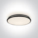 Ceiling Light Black Circular Warm White LED built in 2150lm 30W Iron One Light SKU:62154/B/W - Toplightco