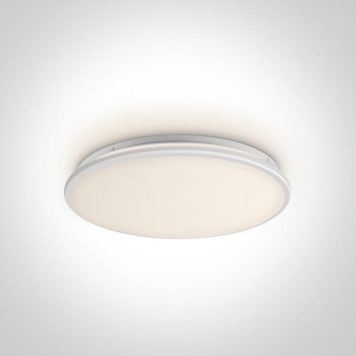 Ceiling Light White Circular Warm White LED built in 2150lm 30W Iron One Light SKU:62154/W/W - Toplightco