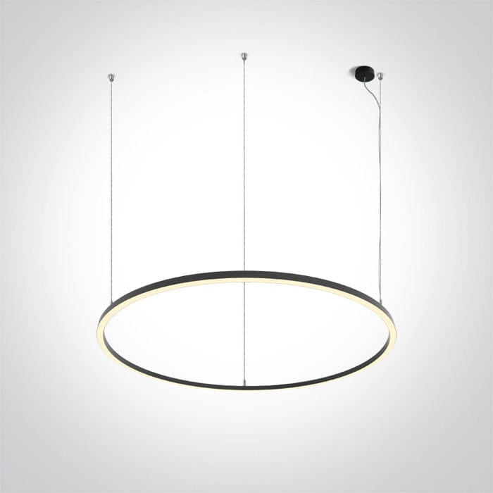 Black Pendant Led 65w Warm White Ip20 230v SKU: 62156C/B/W - Toplightco