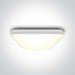 Ceiling Light White Rectangular Warm White LED built in 3600lm 62W Metal One Light SKU:62160A/W/W - Toplightco
