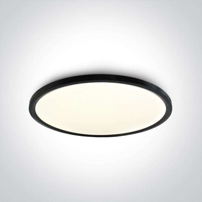 Ceiling Light Black Circular Cool White LED built in 5300lm 60W Aluminium One Light SKU:62160FB/B/C - Toplightco