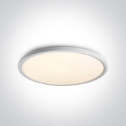 Ceiling Light White Circular Warm White LED built in 5300lm 60W Aluminium One Light SKU:62160FB/W/W - Toplightco