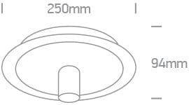 Brass Ceiling Light 12w E27 100-240v SKU: 62172A/BS - Toplightco