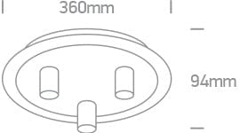 Ceiling Light Brass Circular Replaceable lamp 3x12W Metal One Light SKU:62172B/BS - Toplightco