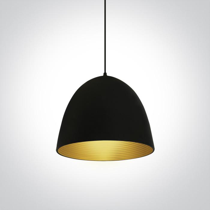 Pendant Light Black-Brass Circular Replaceable lamp 20W Aluminium One Light SKU:63016A/B/BS - Toplightco