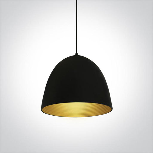 Pendant Light Black-Brass Circular Replaceable lamp 20W Aluminium One Light SKU:63016A/B/BS - Toplightco