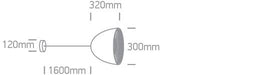 Pendant Light White-Grey Circular Replaceable lamp 20W Aluminium One Light SKU:63016A/W/G - Toplightco