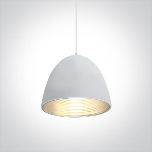 Pendant Light White-Grey Circular Replaceable lamp 20W Aluminium One Light SKU:63016A/W/G - Toplightco