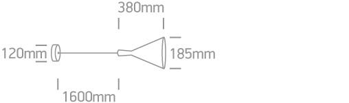 Pendant Light Black-Brass Circular Replaceable lamp 12W Aluminium One Light SKU:63040/B/BS - Toplightco