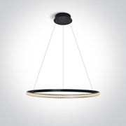 Black Led 20w Warm White Ip20 230v Decorative Pendant SKU: 63054A/B - Toplightco