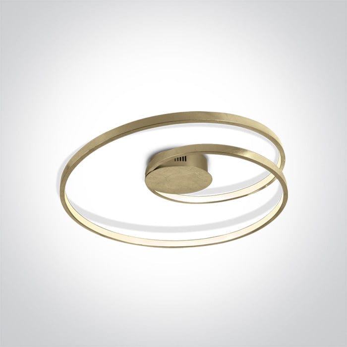 Brass Ceiling Led 30w Warm White Ip20 230v SKU: 63068/BS - Toplightco