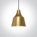 Brushed Brass 20w E27 100-240v Pendant With Shade. - Toplightco