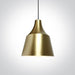 Pendant Light Brushed Brass Circular Replaceable lamp 20W Aluminium One Light SKU:63072A/BBS - Toplightco