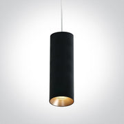 Pendant Light Black Circular Replaceable lamp 10W Aluminium One Light SKU:63105M/B - Toplightco