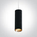 Pendant Light Black Circular Replaceable lamp 10W Aluminium One Light SKU:63105M/B - Toplightco