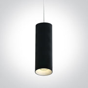 Pendant Light Black Circular Replaceable lamp 10W Aluminium One Light SKU:63105M/B - Toplightco