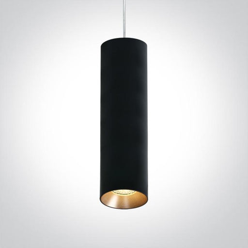 Pendant Light Black Circular Replaceable lamp 10W Aluminium One Light SKU:63105MA/B - Toplightco
