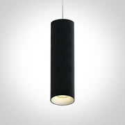 Pendant Light Black Circular Replaceable lamp 10W Aluminium One Light SKU:63105MA/B - Toplightco