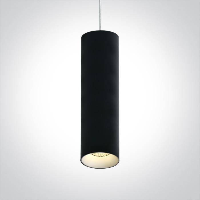 Pendant Light Black Circular Replaceable lamp 10W Aluminium One Light SKU:63105MA/B - Toplightco