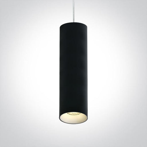 Pendant Light Black Circular Replaceable lamp 10W Aluminium One Light SKU:63105MA/B - Toplightco