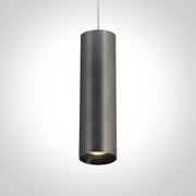 Pendant Light Metal Grey Circular Replaceable lamp 10W Aluminium One Light SKU:63105MA/MG - Toplightco