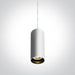 Pendant Light White Circular Replaceable lamp 10W Aluminium One Light SKU:63105N/W - Toplightco