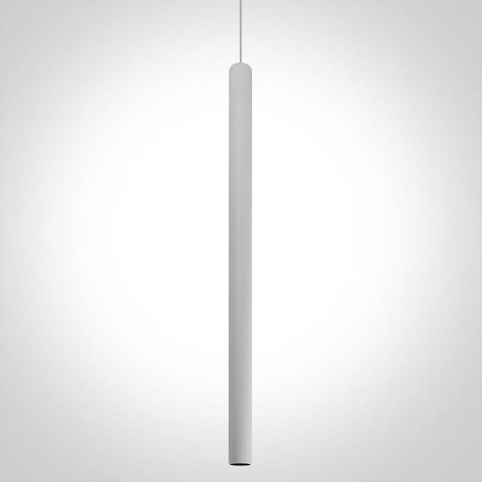 Pendant Light White Circular Warm White LED built in 420lm 6W Aluminium One Light SKU:63108A/W/W - Toplightco