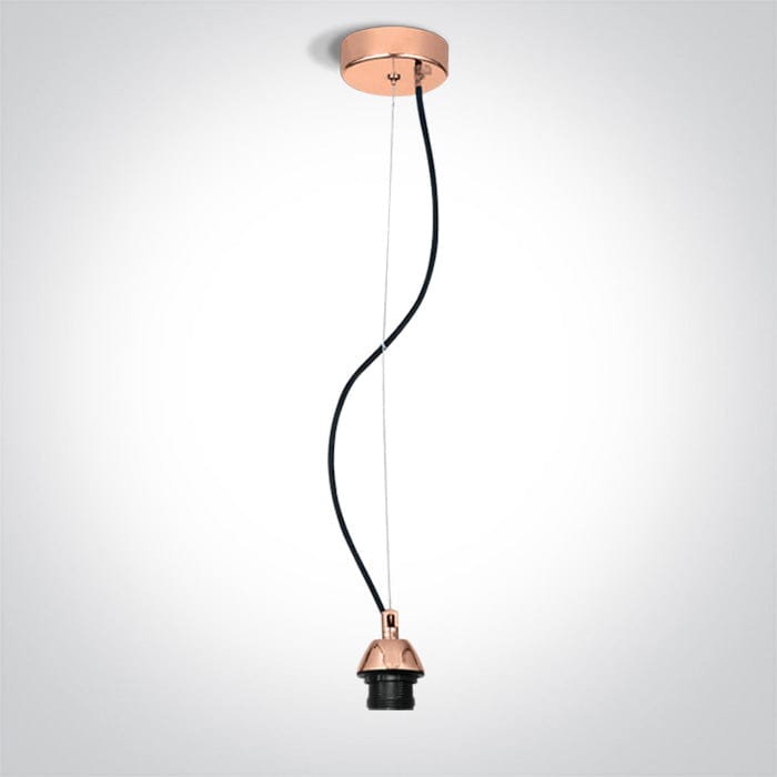 Copper Pendant Light 20w E27 One Light SKU:63126A/CU - Toplightco