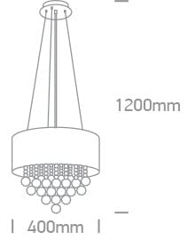 Pendant Light 4x8w E14 100-240v - Toplightco