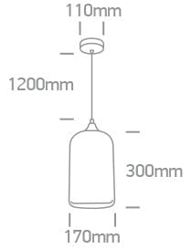 Pendant Light Amber Circular Replaceable lamp 12W Metal + glass One Light SKU:63138/A - Toplightco