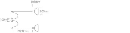 Pendant Black With Black Shade 10w 2xe27 - Toplightco