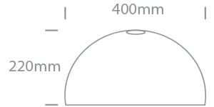 Copper BLUE PENDANT SHADE One Light SKU:63142/BL