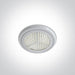 Ceiling Light White Circular Cool White LED built in 400lm 7W Die Cast One Light SKU:64002/W/C - Toplightco