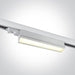 3 Circuit Tracklight White Rectangular Warm White LED built in 3200lm 40W Aluminium + Plastic One Light SKU:65026T/W/W - Toplightco