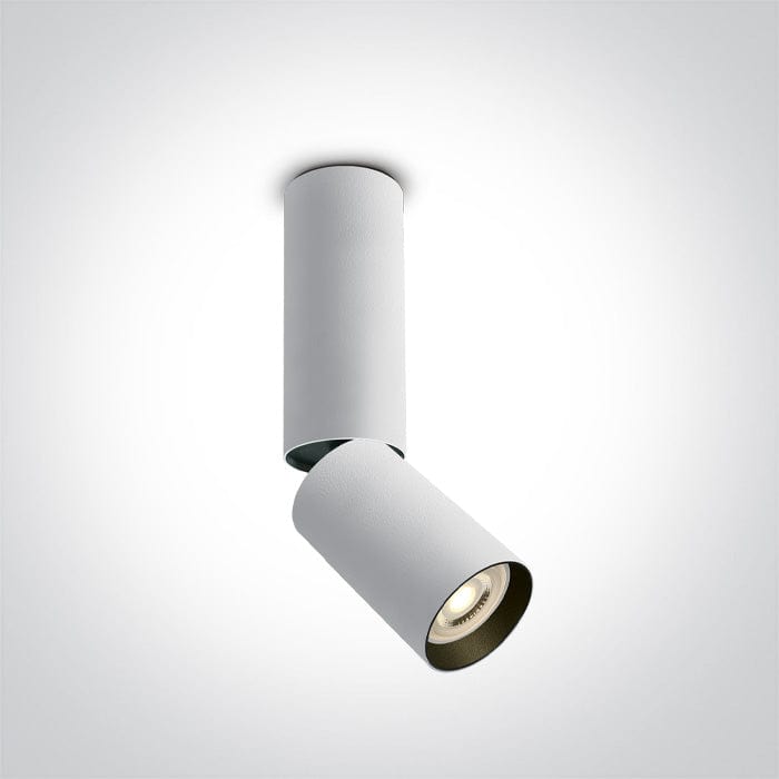 White 10W MR16 GU10 Low Glare Adjustable Ceiling Light. 



Complete with black and brass reflectors.



 One Light SKU:65105EA/W