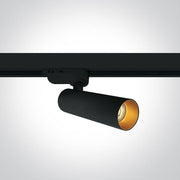 3 Circuit Tracklight Black Circular Warm White LED Dimmable LED built in 560lm 8W Aluminium One Light SKU:65108T/B/W - Toplightco