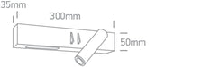 White 3W LED + 6W right side light bedside adjustable fitting with 2 switches, IP20. 
Complete with 500mA and 700mA drivers.
 One Light SKU:65146A/W/W