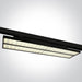 Black Smd Led 50w Warm White Linear Track Light Adjustable 230v One Light SKU:65168T/B/W - Toplightco