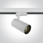 3 Circuit Tracklight White Circular Warm White LED built in 1000lm 12W Aluminium One Light SKU:65524T/W/W - Toplightco