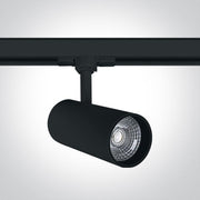 3 Circuit Tracklight Black Circular Warm White LED built in 1600lm 20W Aluminium One Light SKU:65642BT/B/W - Toplightco