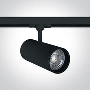 3 Circuit Tracklight Black Circular Cool White LED built in 2600lm 30W Aluminium One Light SKU:65642CT/B/C - Toplightco